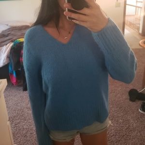 Blue sweater xs